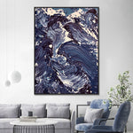 Handmade Abstract Seascape Oil Painting NAYVOSEA057
