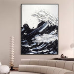 Handmade Abstract Seascape Oil Painting NAYVOSEA058