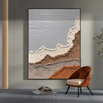 Handmade Abstract Seascape Oil Painting NAYVOSEA059