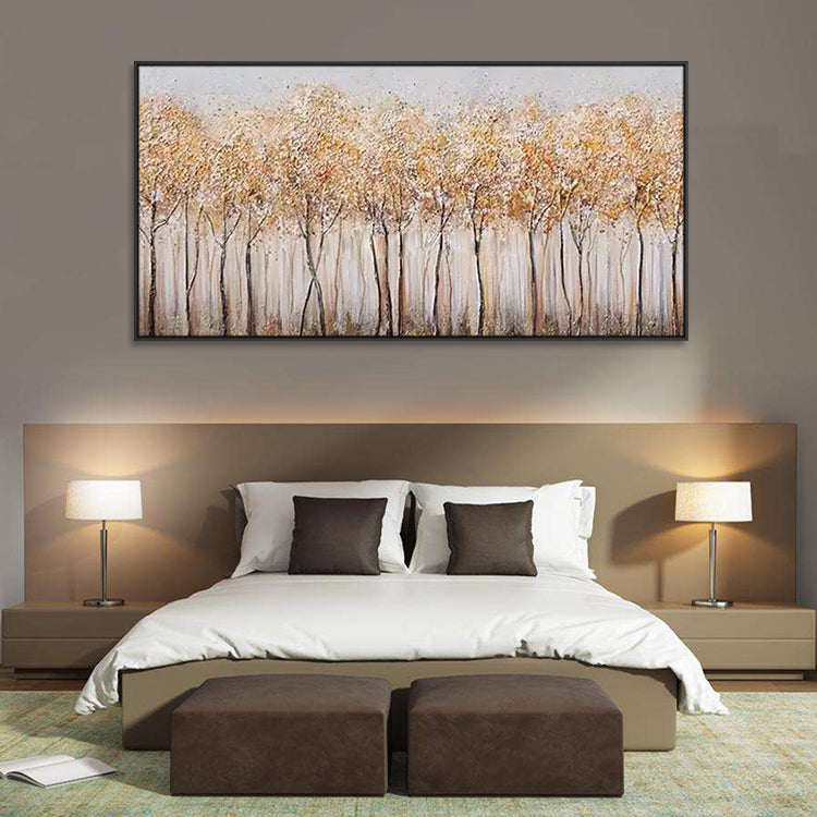 Handmade Abstract Landscape Oil Painting NAYVOLAN036