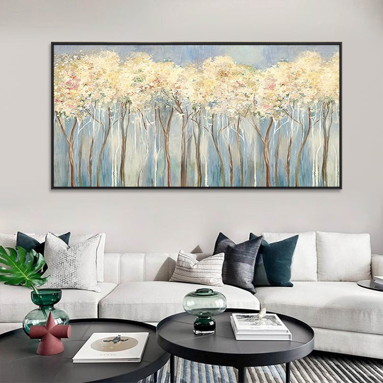 Handmade Abstract Landscape Oil Painting NAYVOLAN037