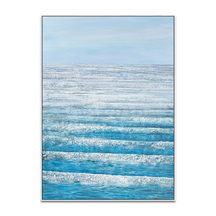 Handmade Abstract Seascape Oil Painting NAYVOSEA062