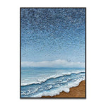 Handmade Abstract Seascape Oil Painting NAYVOSEA064
