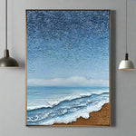 Handmade Abstract Seascape Oil Painting NAYVOSEA064