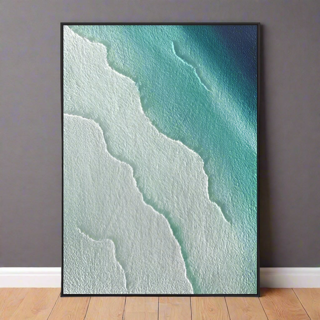 Handmade Abstract Seascape Oil Painting NAYVOSEA065