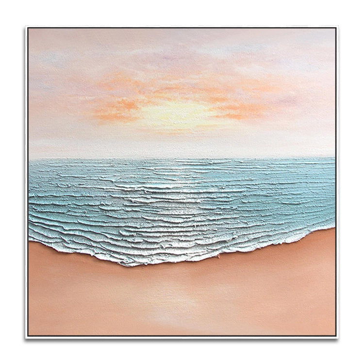 Handmade Abstract Seascape Oil Painting NAYVOSEA067