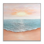 Handmade Abstract Seascape Oil Painting NAYVOSEA067