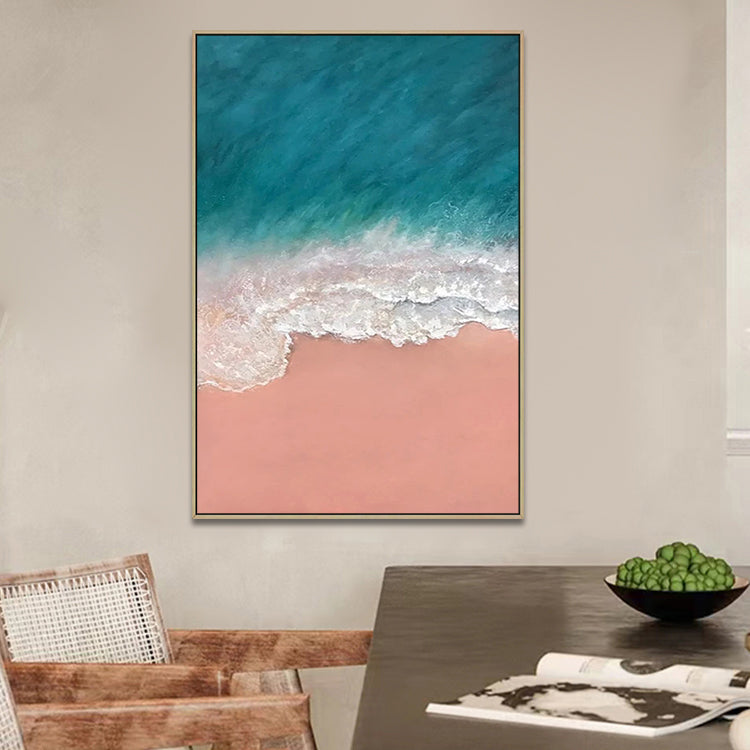 Handmade Abstract Seascape Oil Painting NAYVOSEA070
