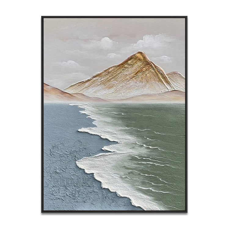 Handmade Abstract Seascape Oil Painting NAYVOSEA072