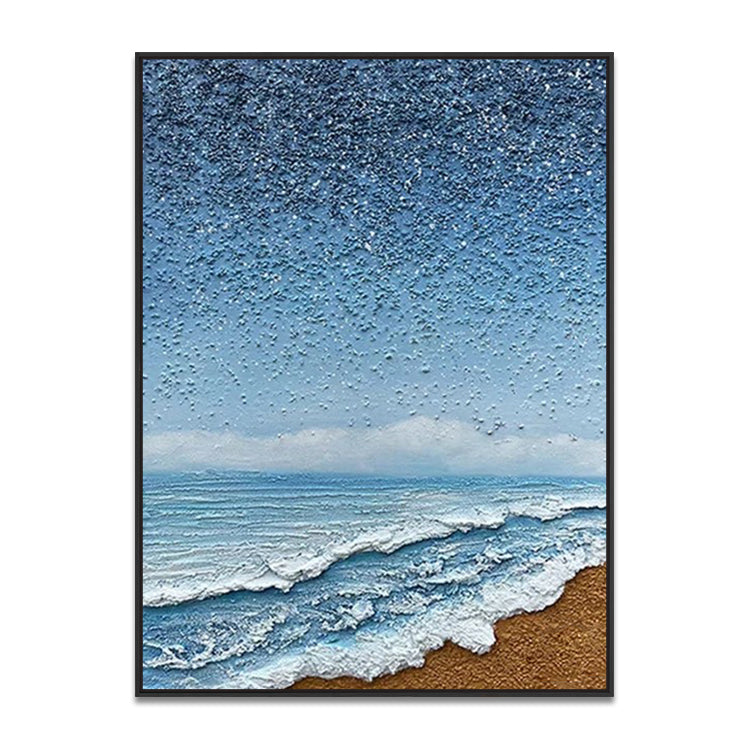 Handmade Abstract Seascape Oil Painting NAYVOSEA074