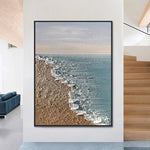 Handmade Abstract Seascape Oil Painting NAYVOSEA075