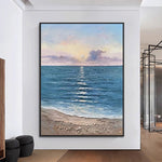 Handmade Abstract Seascape Oil Painting NAYVOSEA076