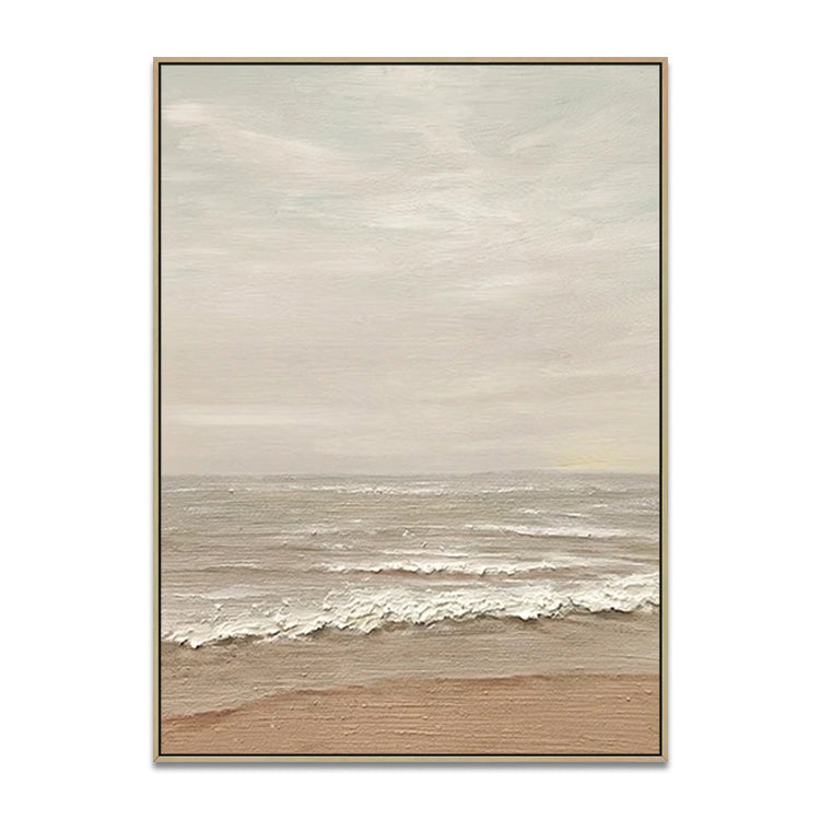 Handmade Abstract Seascape Oil Painting NAYVOSEA077