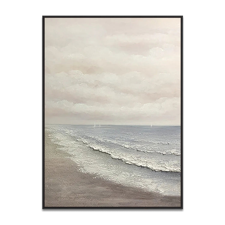 Handmade Abstract Seascape Oil Painting NAYVOSEA078