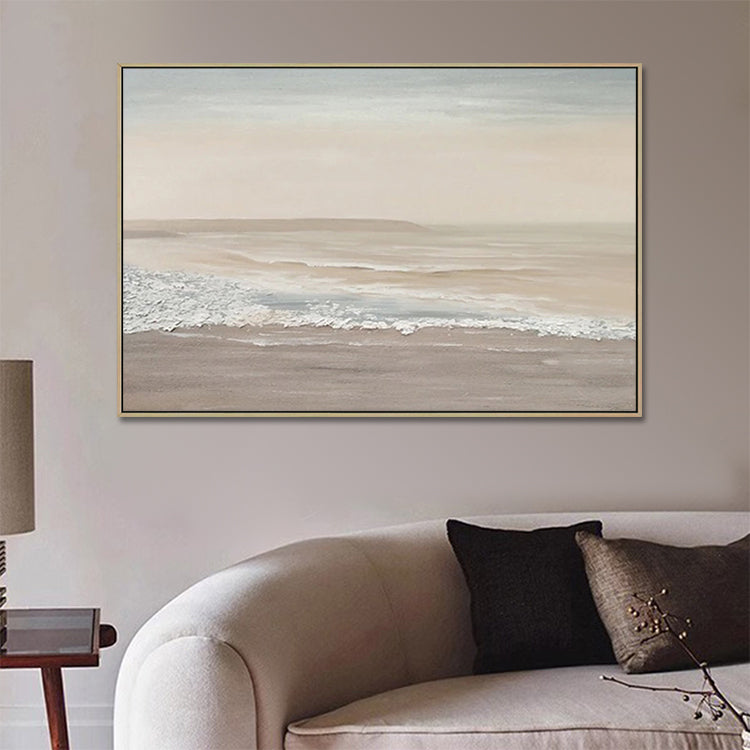 Handmade Abstract Seascape Oil Painting NAYVOSEA079