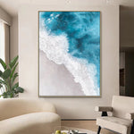 Handmade Abstract Seascape Oil Painting NAYVOSEA080