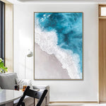 Handmade Abstract Seascape Oil Painting NAYVOSEA080