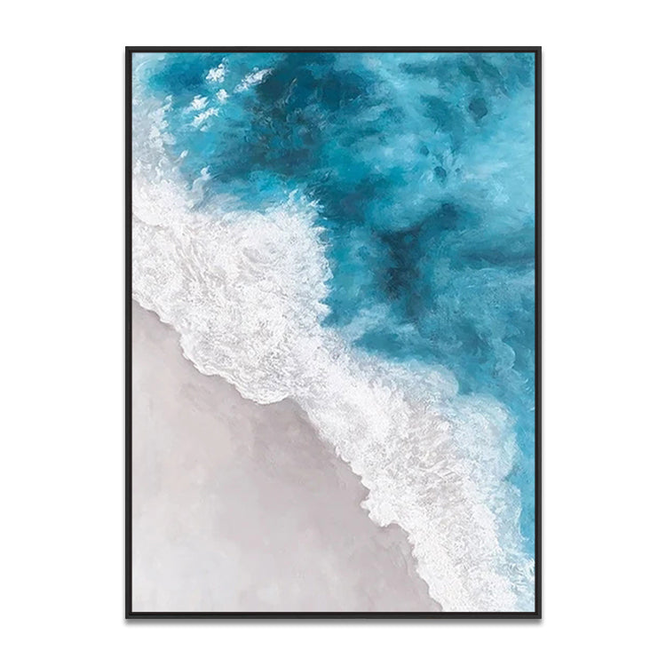 Handmade Abstract Seascape Oil Painting NAYVOSEA080