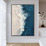 Handmade Abstract Seascape Oil Painting NAYVOSEA081
