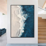 Handmade Abstract Seascape Oil Painting NAYVOSEA081