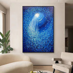 Handmade Abstract Seascape Oil Painting NAYVOSEA082