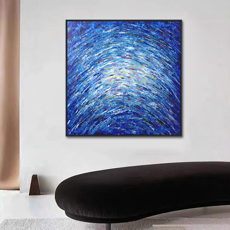 Handmade Abstract Seascape Oil Painting NAYVOSEA084