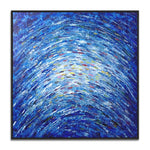 Handmade Abstract Seascape Oil Painting NAYVOSEA084