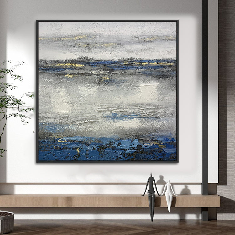 Handmade Abstract Seascape Oil Painting NAYVOSEA085