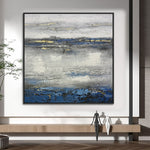 Handmade Abstract Seascape Oil Painting NAYVOSEA085