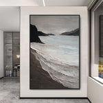 Handmade Abstract Seascape Oil Painting NAYVOSEA086