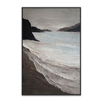 Handmade Abstract Seascape Oil Painting NAYVOSEA086