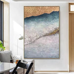Handmade Abstract Seascape Oil Painting NAYVOSEA087