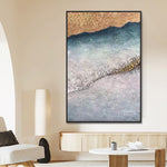Handmade Abstract Seascape Oil Painting NAYVOSEA087