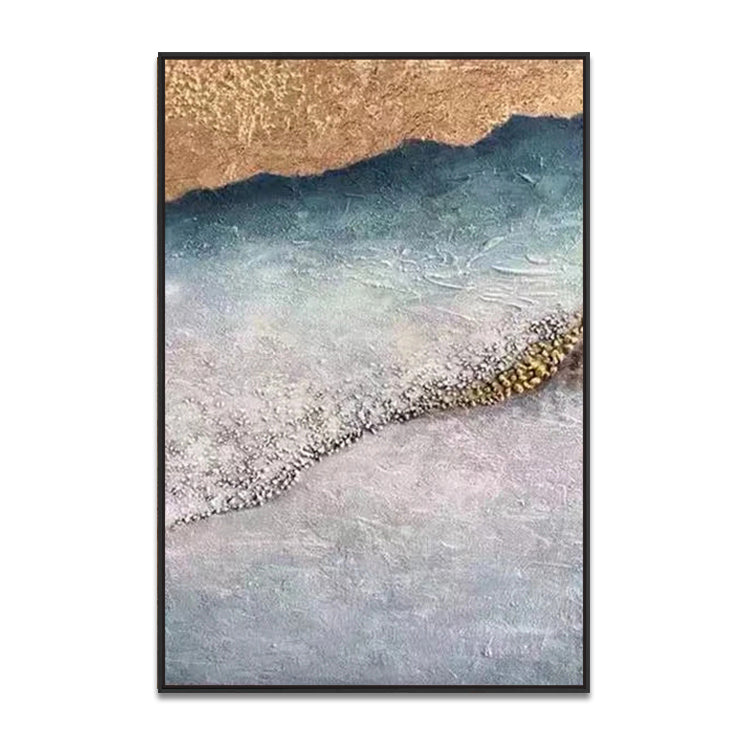 Handmade Abstract Seascape Oil Painting NAYVOSEA087
