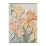 Handmade Abstract Flowers Oil Painting NAYVOFLO082