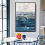 Handmade Abstract Seascape Oil Painting NAYVOSEA088
