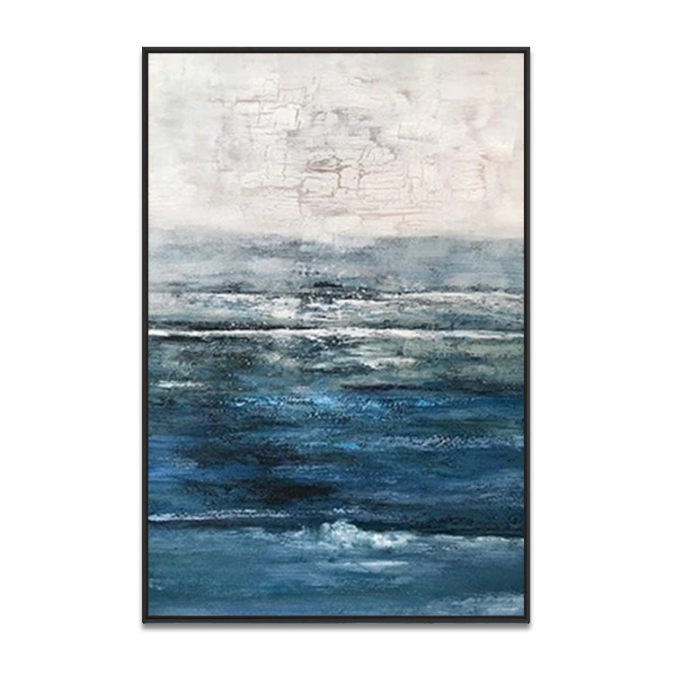 Handmade Abstract Seascape Oil Painting NAYVOSEA088