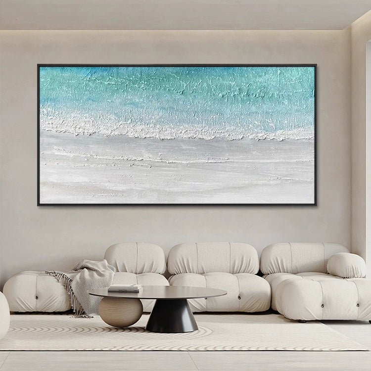 Handmade Abstract Seascape Oil Painting NAYVOSEA091