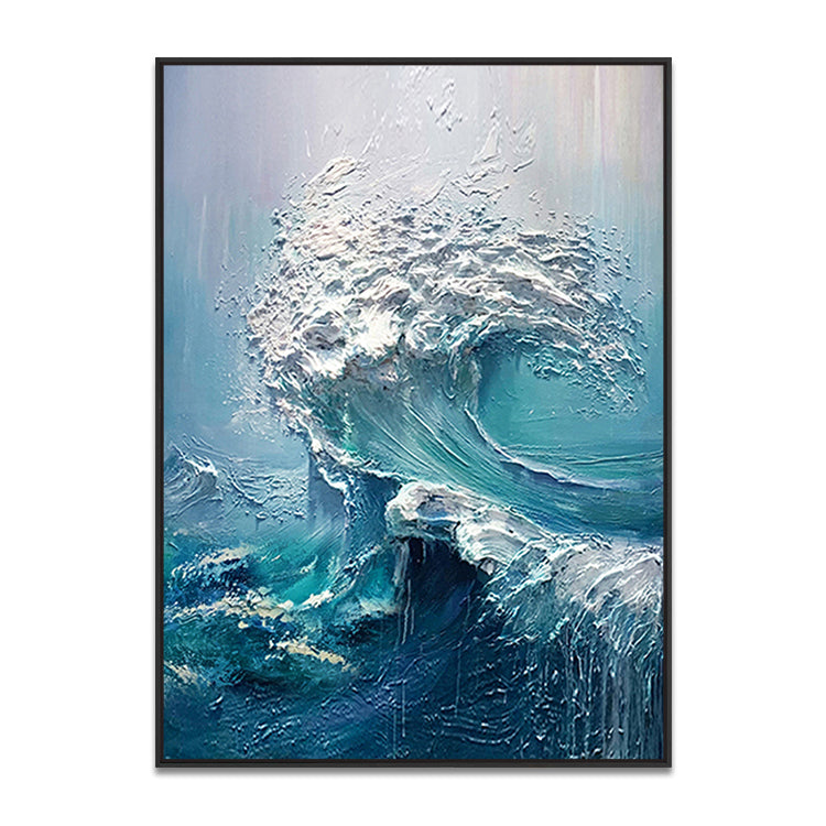 Handmade Abstract Seascape Oil Painting NAYVOSEA092