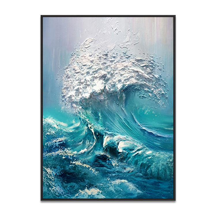 Handmade Abstract Seascape Oil Painting NAYVOSEA093