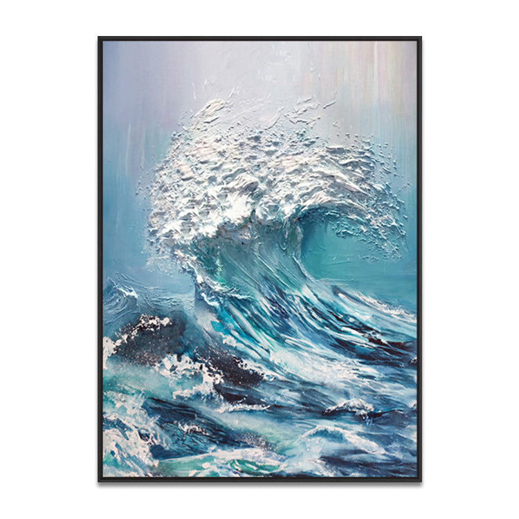 Handmade Abstract Seascape Oil Painting NAYVOSEA094