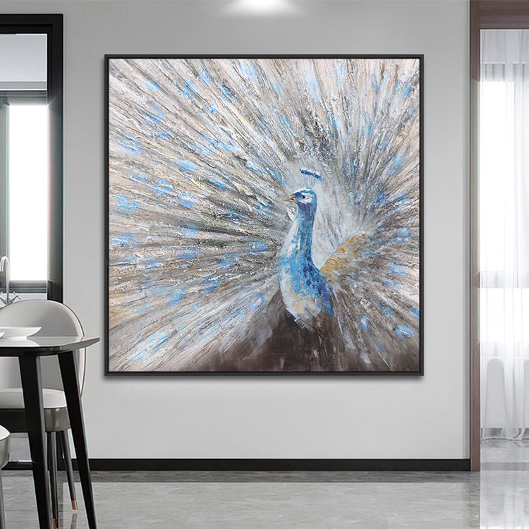 Handmade Abstract Animals Oil Painting NAYVOANI0031