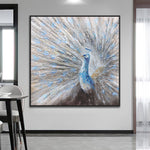 Handmade Abstract Animals Oil Painting NAYVOANI0031