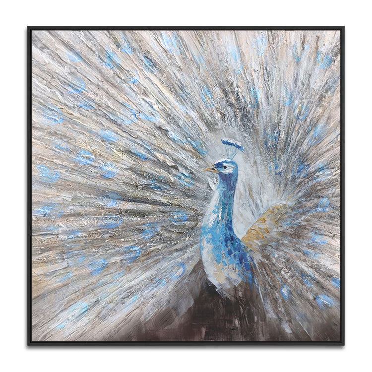 Handmade Abstract Animals Oil Painting NAYVOANI0031