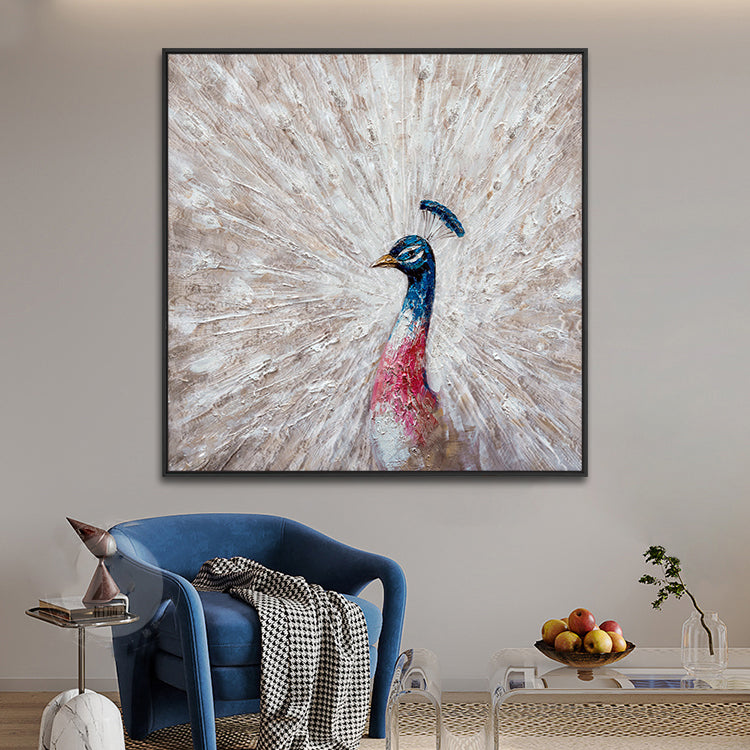 Handmade Abstract Animals Oil Painting NAYVOANI0032