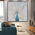 Handmade Abstract Animals Oil Painting NAYVOANI0033