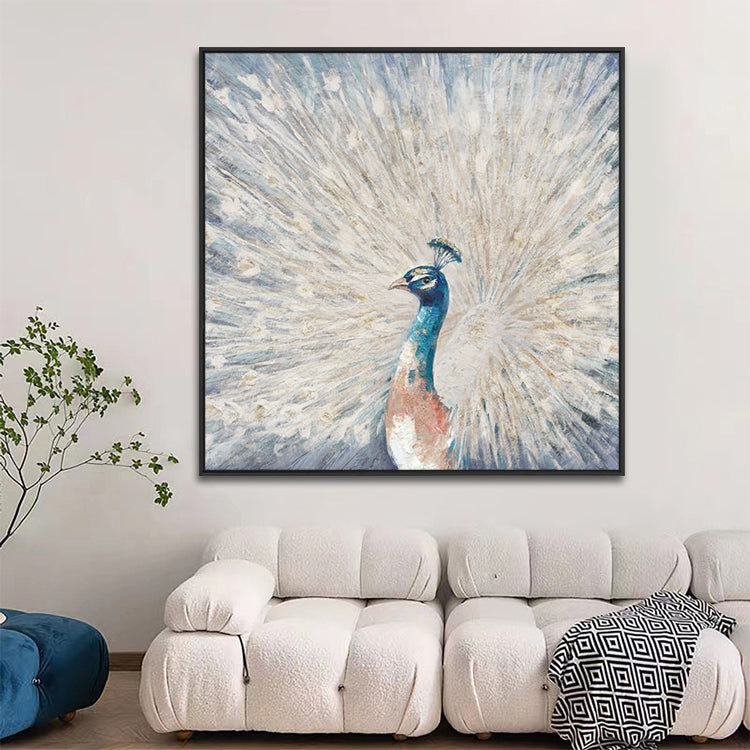 Handmade Abstract Animals Oil Painting NAYVOANI0034