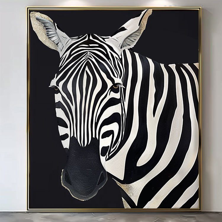 Handmade Abstract Animals Oil Painting NAYVOANI0036