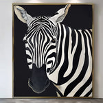 Handmade Abstract Animals Oil Painting NAYVOANI0036