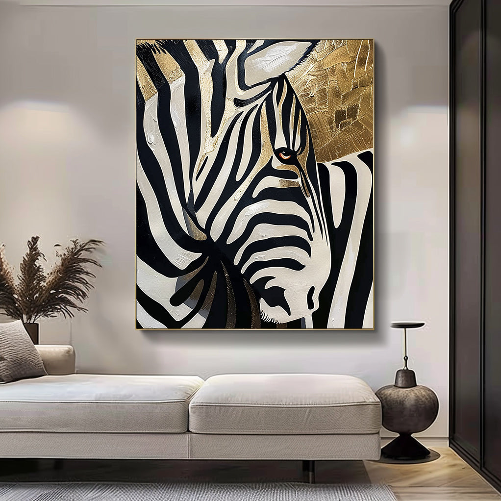 Handmade Abstract Animals Oil Painting NAYVOANI0037